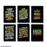 6-Piece Abstract Wall Frames Set for Home Decor