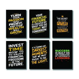 6-Piece Abstract Wall Frames Set for Home Decor