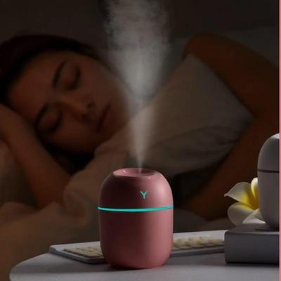 Multicolor Air Humidifier with Night Lamp for Home