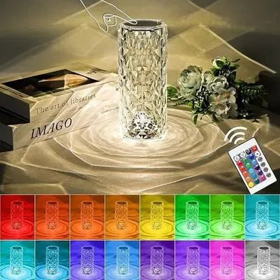 Rechargeable Rainbow LED Night Lamp with Remote Control