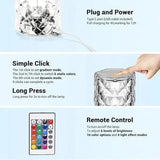 Rechargeable Rainbow LED Night Lamp with Remote Control
