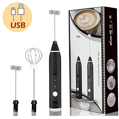 Durable Stainless Steel Coffee Beater - 3 Mode