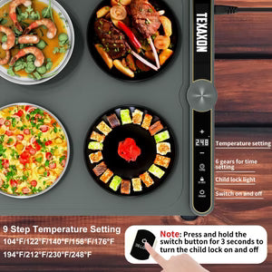 Flexible Warming Tray – Electric Food Heating Mat